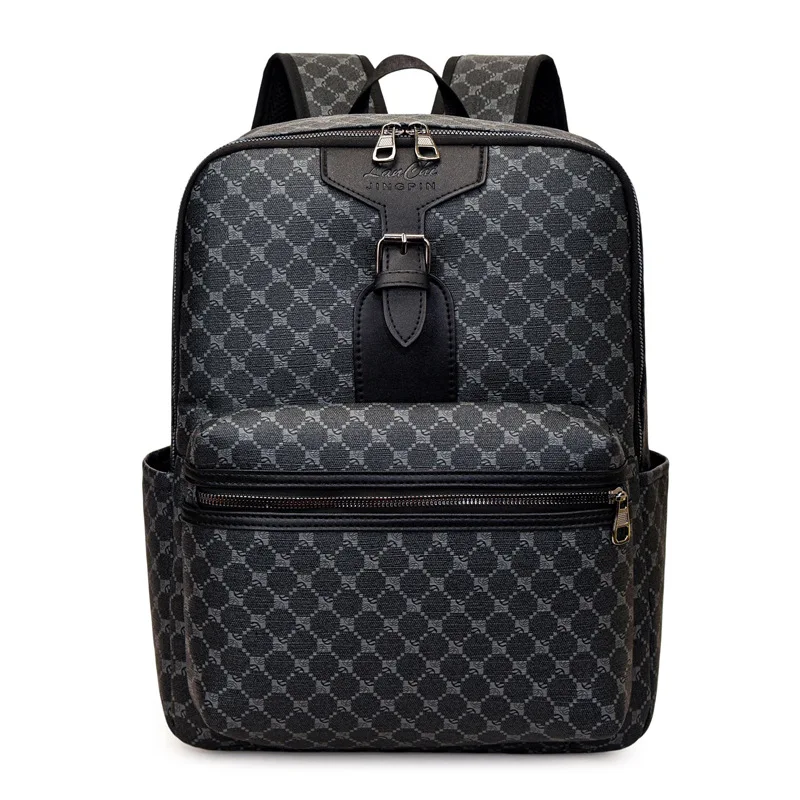 High-End Fashionable Backpack, Large-Capacity Casual Bag for Both Men and Women, Business Travel Laptop Bag, Lightweight Water-Repellent Travel Bag