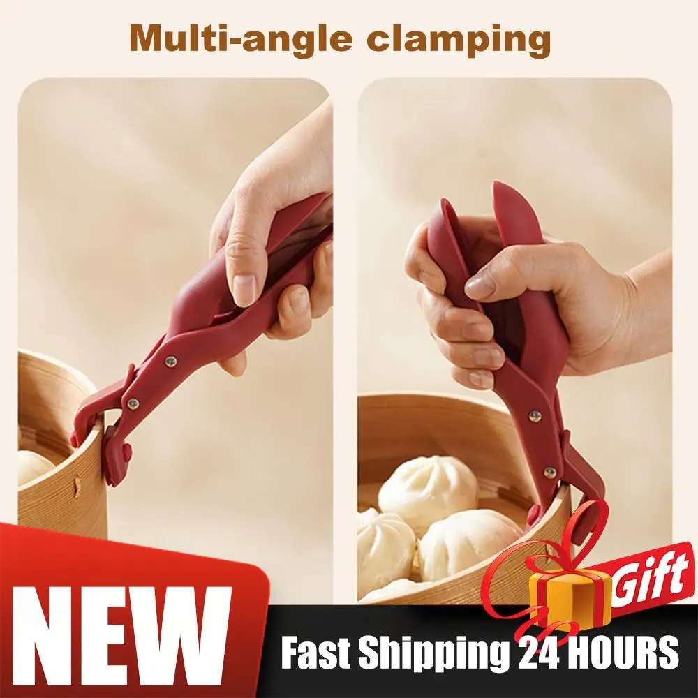 Multi-Purpose Anti-Scald Bowl Holder Clip Non-Slip Heat Insulation Clip Multifunction Kitchen Bowl Clip Home Kitchen Must-Have