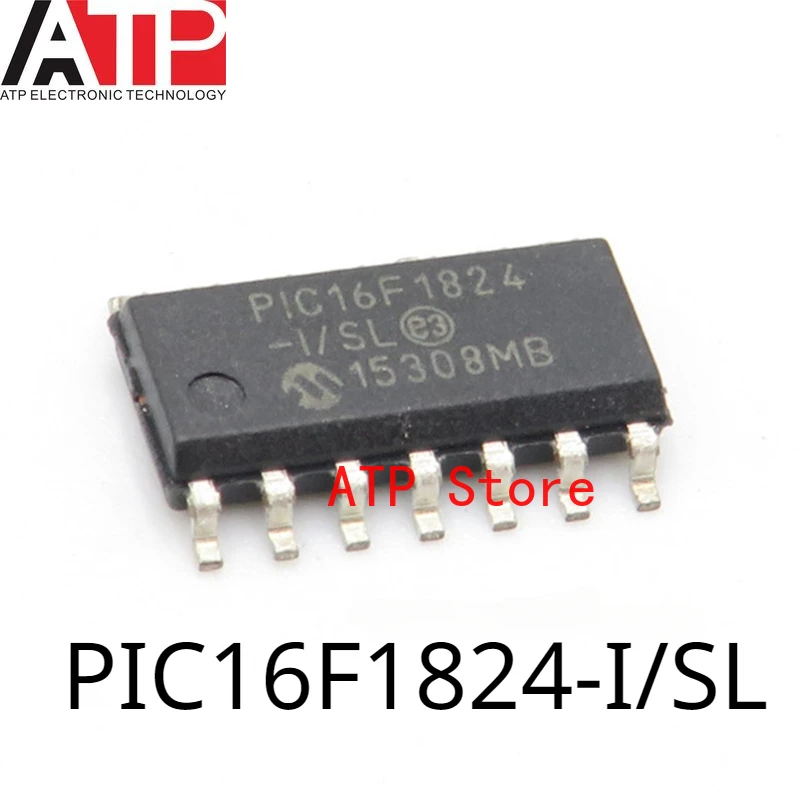 

10-100 PCS PIC16F1824-I/SL PIC16F1824 SOP-14 PIC16F1824T-I/SL Microcontroller MCU Chip IC New Original