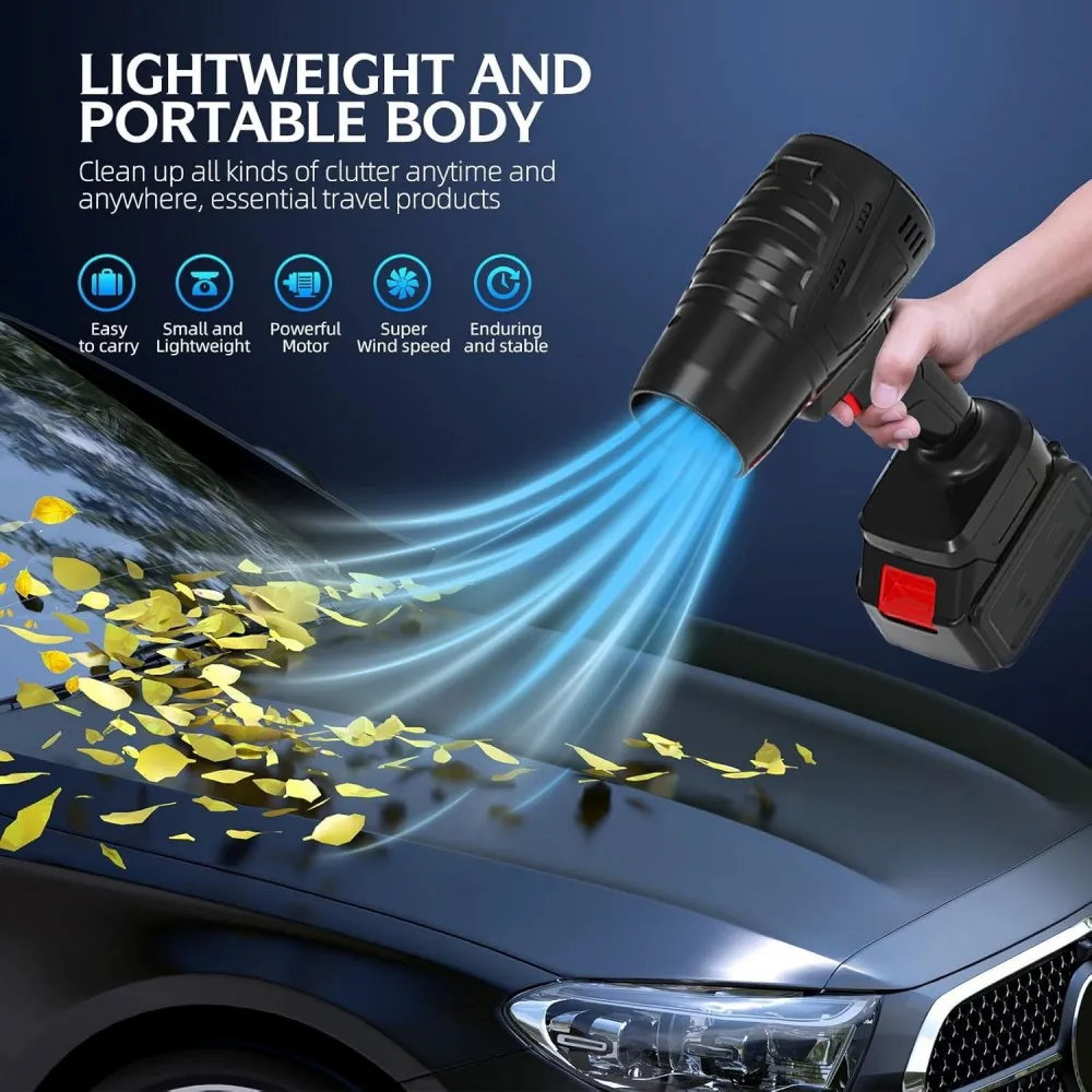 

400000RPM Air Gun Turbo Jet Fan Violent Fan Car Wash Snow Removal Air Dryer Thrust 520g POWERFUL BLOWERS for Makita No Battery