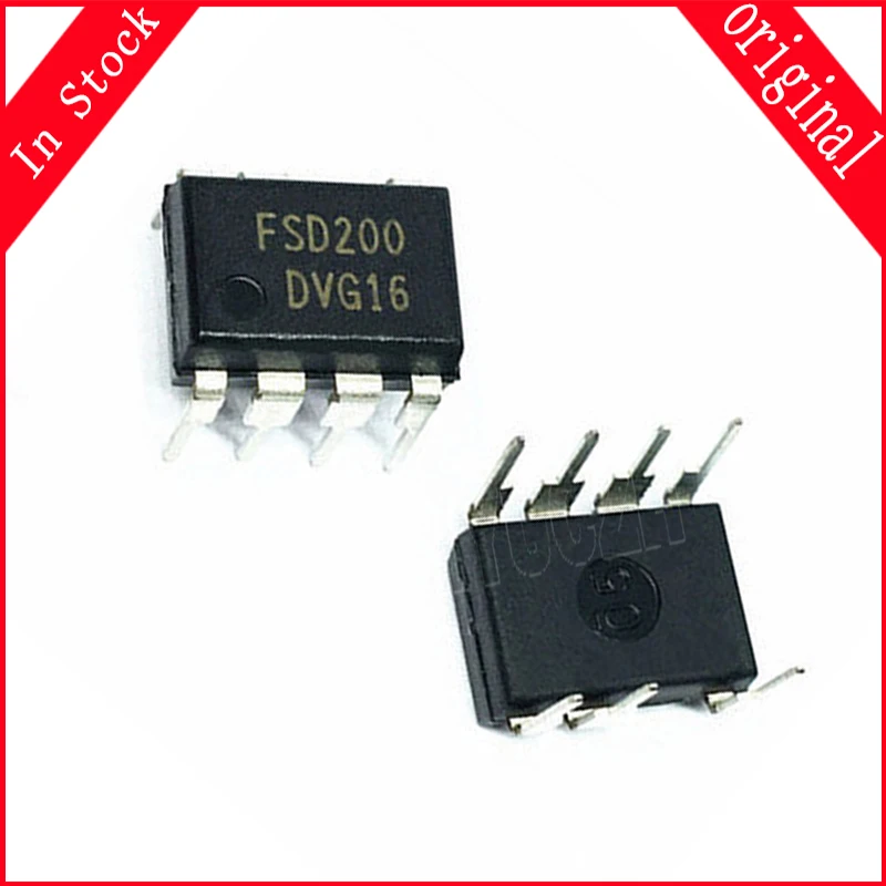 10pcs/lot FSD200 200 DIP-7 7-pin  management IC chip LCD Induction Cooker IC In Stock