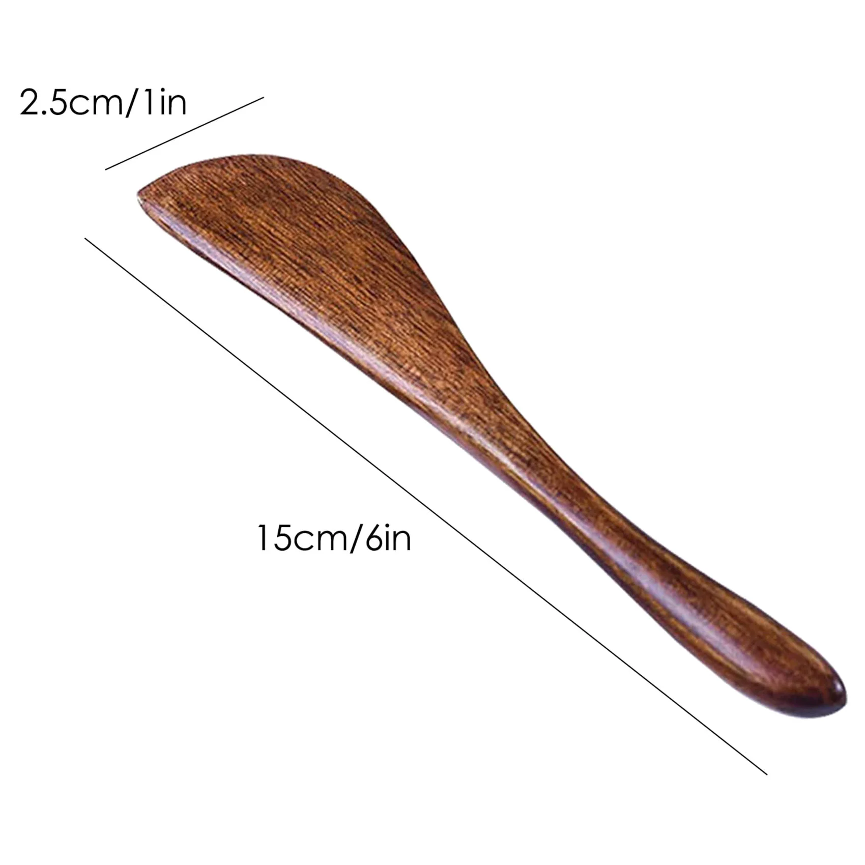 10 Pack Wooden Butter Knife, 6 Inch Condiment Knives Wood Super Handy Kitchen Utensils Jelly Spreader