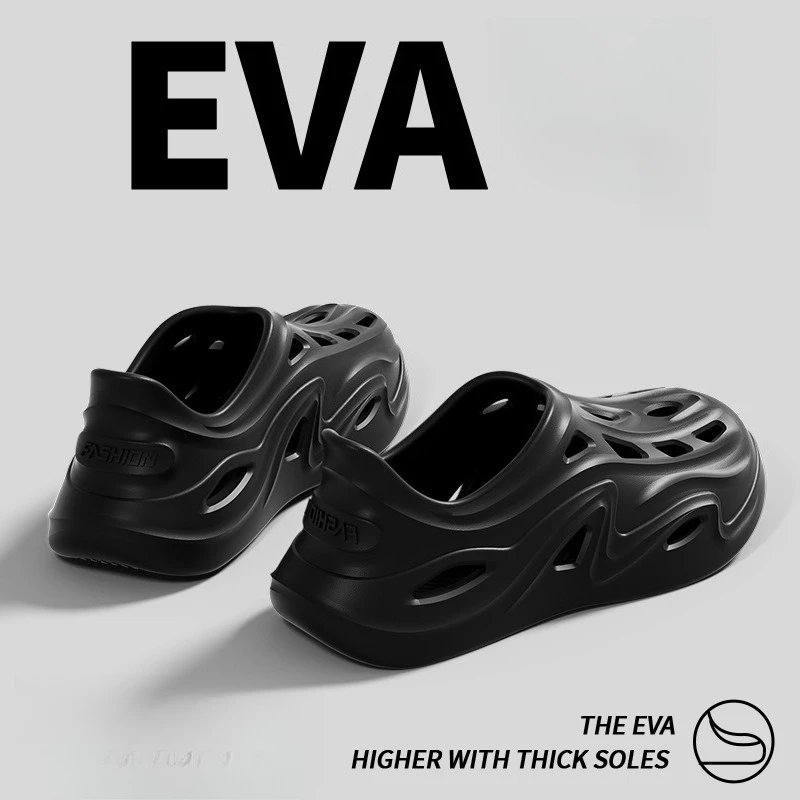 

Men Slippers Fashion Outdoor Non Slip Soft Sandals Men Breathable Casual Beach Shoes Light and Comfortable Slides 2025