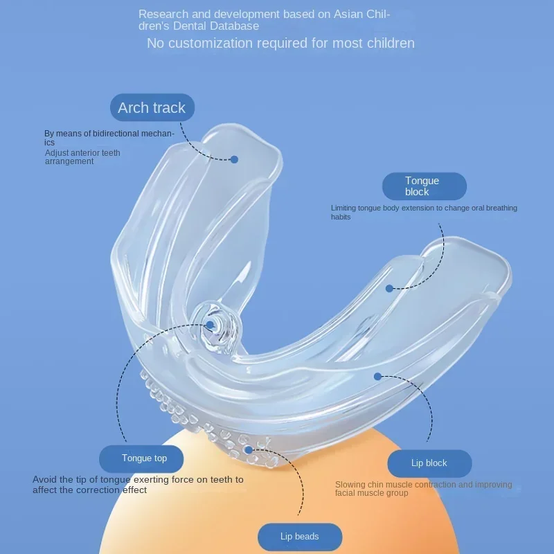 Children's Teeth Brace Invisible Tooth Socket Universal Correction Mouth Convex Teeth Covered Sky Deep Covering Artifact