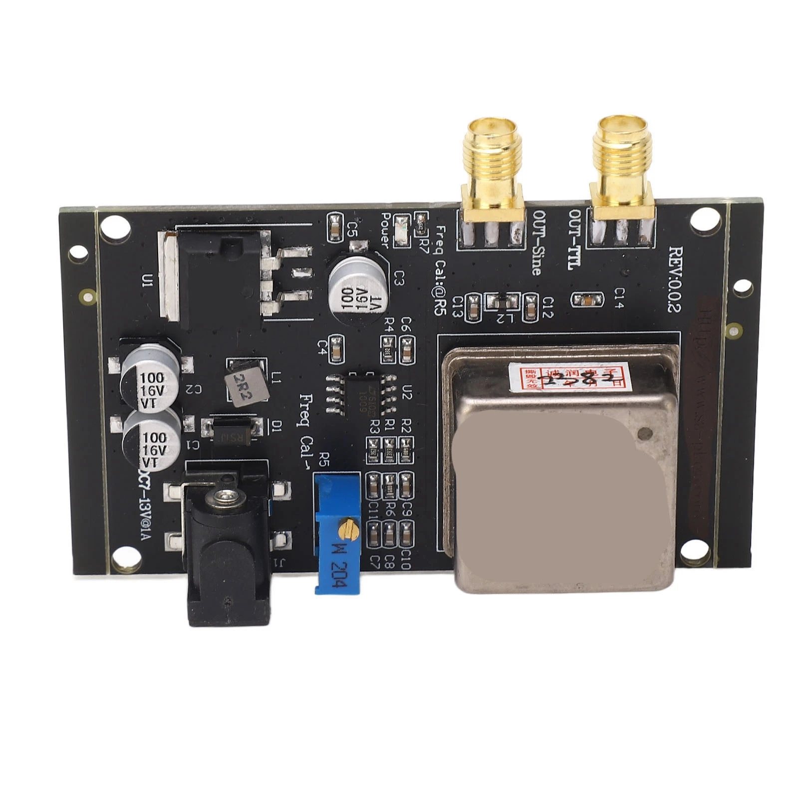 OCXO 10MHz Standardowy moduł referencyjny częstotliwości Oscylator kryształowy Płytka stałej temperatury