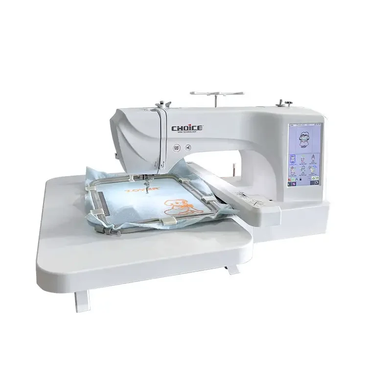 ES6 Domestic Sewing & Embroidery Machine With 7 Inch Ornamental Screen