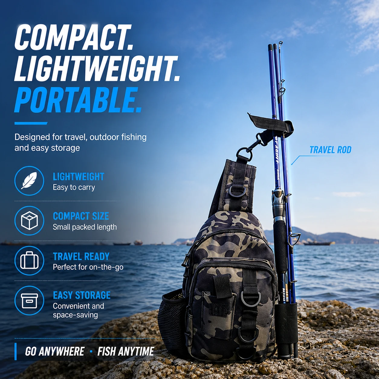 BUDEFO SECRET AGENT Köder-Angelrute 1,8m 2,4m 3,0m 30T Carbon Spinning Baitcasting FUJI Guide Reise-Köderrute 2-70g L/ML/M/MH – Detail 6