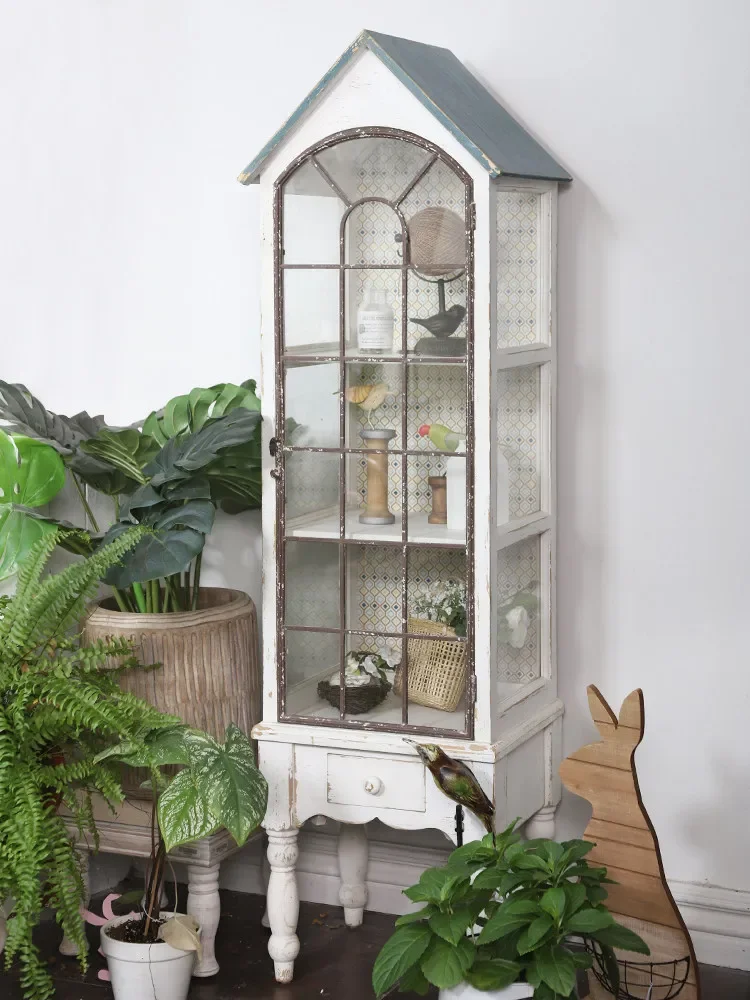 Glass Display Cabinet Figure Lego Model Jewelry Bag Storage Household Wine Cabinet Shelf