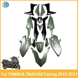 For Yamaha Tmax560 TMAX560 2019 2020 2021Motorcycle Fairing Kit ABS Plastic Body Bodykits Accessories Fairings Cover Matte Green