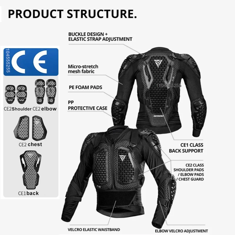 Full Body Armor Motorcycle Jackets - usage example