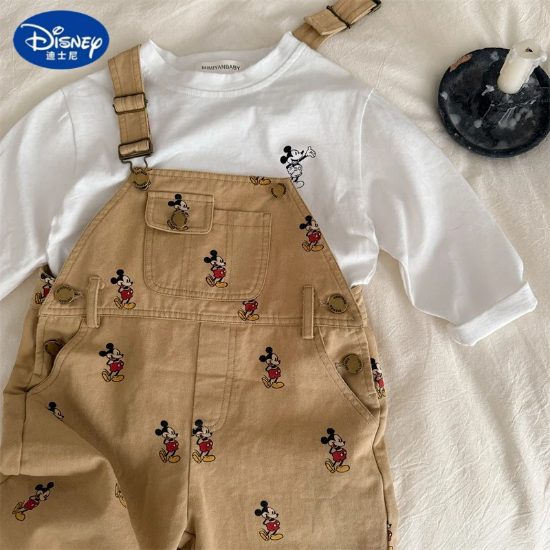 

Disney Kids' Printed Overalls 2025 | All-Over Cartoon Full-Length Dungarees for Boys and Girls