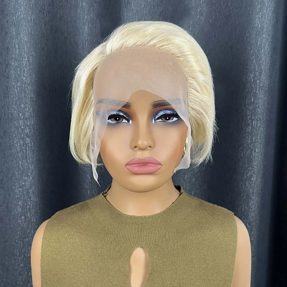 Pixie Cut Blonde La…