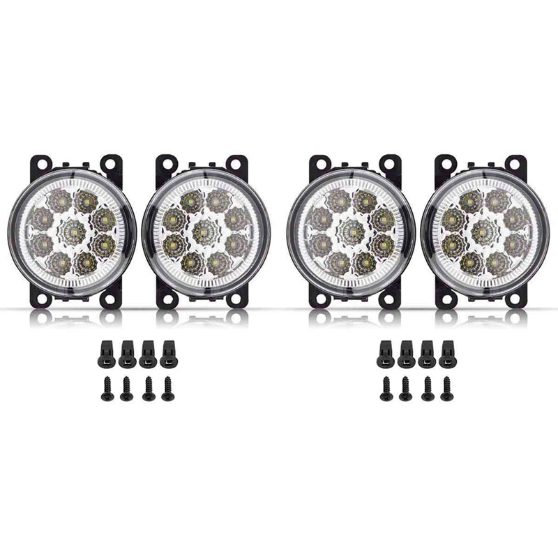 

4PCS Fog Lamps Lighting For Ford Explorer Transit Focus Fusion For Honda Crosstour CR-V For Nissan Suzuki Renault Peu