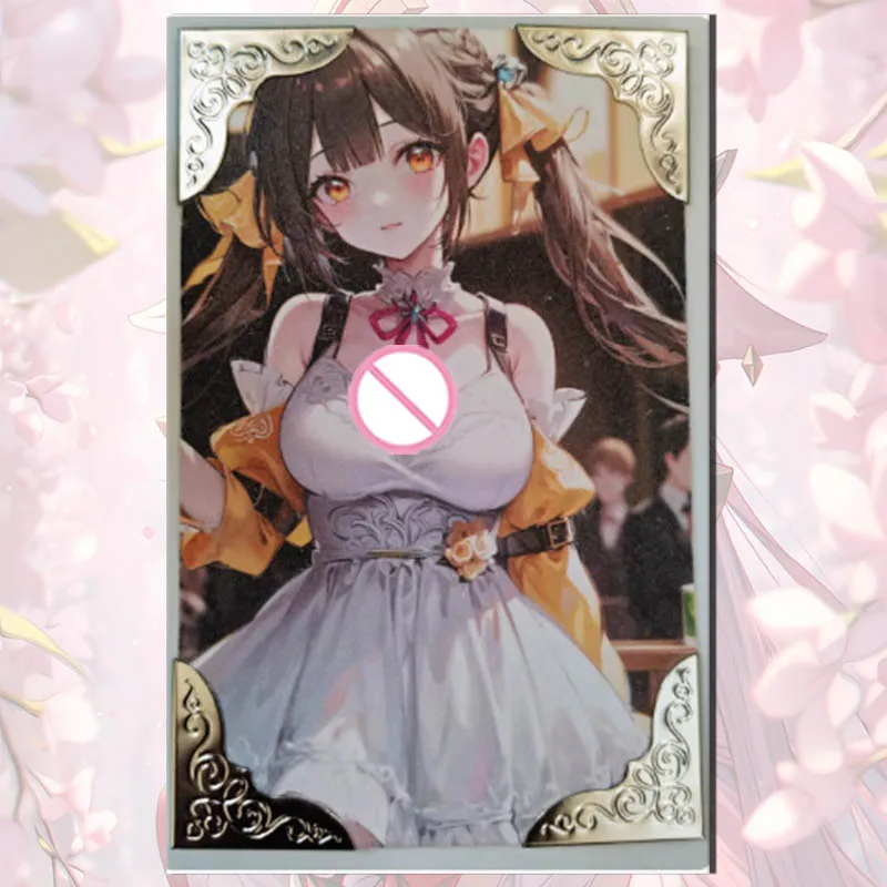 Goddess Story Rose Island ACG card Ganyu Tokisaki Kurumi Yor Forger Eula Keqing Eula boy Kolekcja zabawek Urodziny Prezenty świąteczne