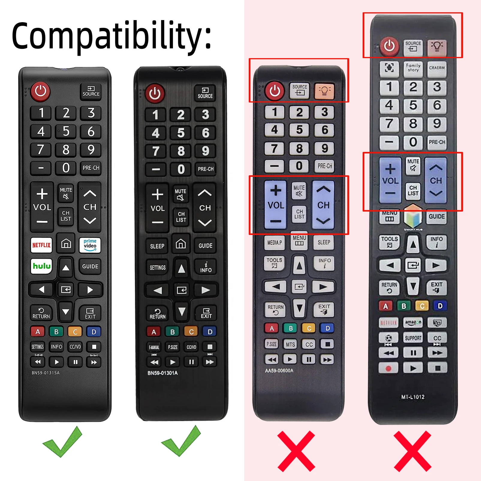 Silicone Remote Cover Compatible with Samsung Smart TV Control Case TV BN59-01315 BN59-01199F Remote Protective Cover