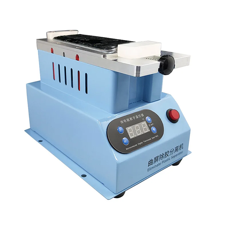 Machine de séparation, cadre d'écran LCD, chauffage de la lunette pour écran plat incurvé, cadre central en verre séparé