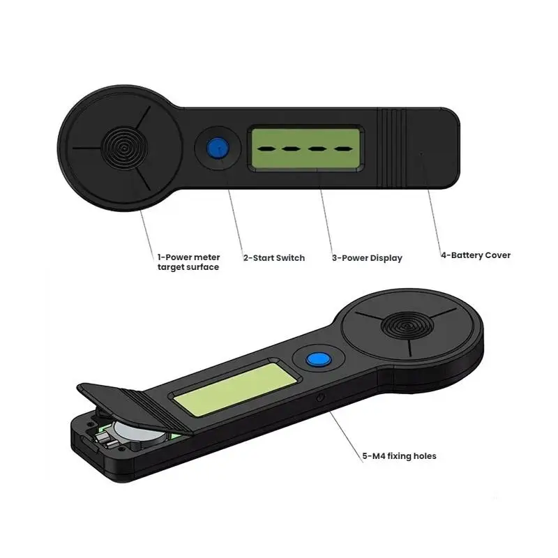 HLP-200B Handheld CO2 Laser Tube Dynamometer Power Meter 0-200W For Reci Yonlgli Laser Tube Engraving Cutting Machine