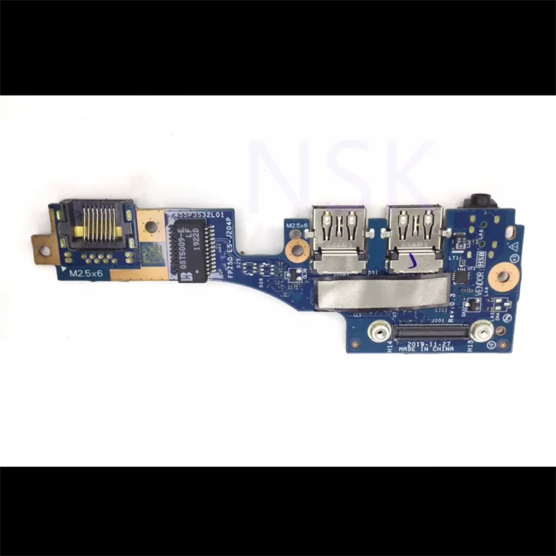 

Original FOR HP zbook 15 g6 fpz50 650g5 USB Audio Small Board Network Card LS-J204P 100% Test Ok