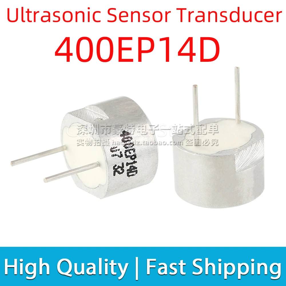 400EP14D Pulse Transit Enclosed Type Ultrasonic Transducer Sensor Ceramic IP67 High Sensitivity for Echo Ranging Systems