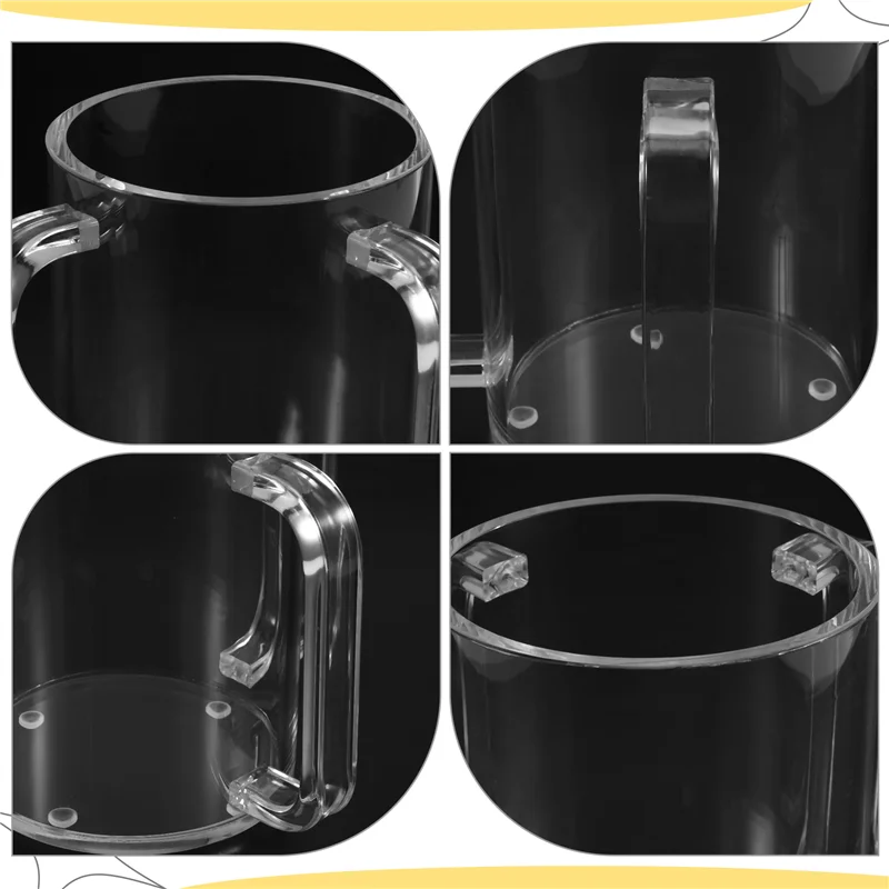 

Hand Washing Cup With Dual Handles Acrylic Washing Cup For Netilat Yadayimnegel Vasser Wash Cup Handles For Jewish Pray