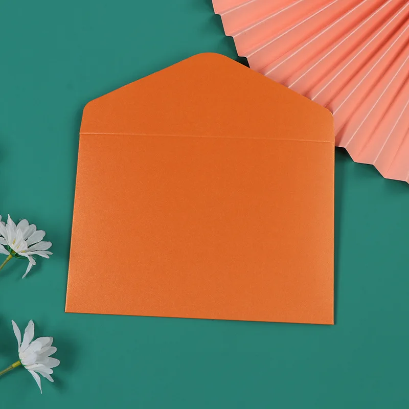 50pcs/lot 22x11cm DIY Multifunction Paper Envelope Candy Color Invitation Greeting Cards Gift Cover Cash Package Envelope