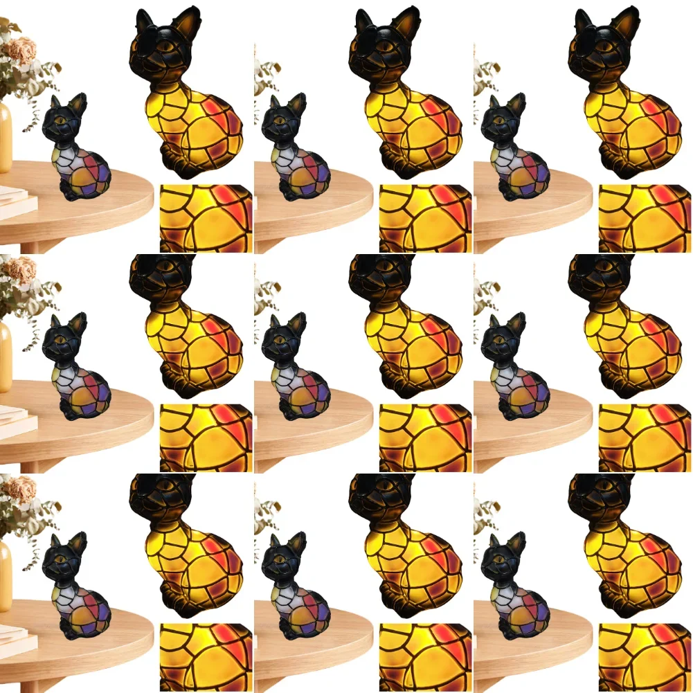 

Dog Series Art Night Light Animal Resin Table Lamp Stained Resin French Tabletop Night Light Living Room & Bedroom Desktop Decor