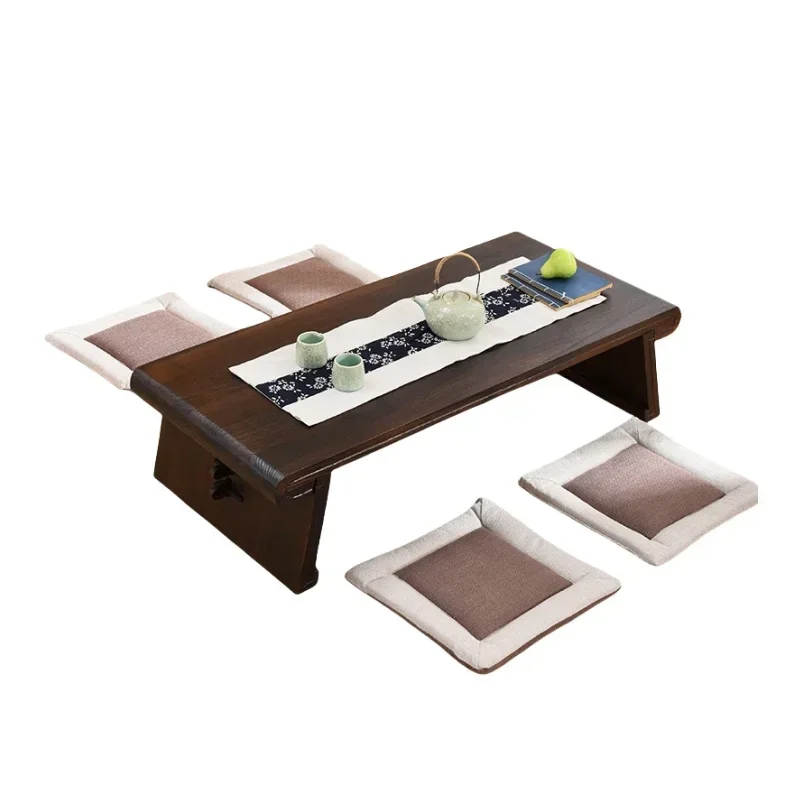 %Wooden Asian Japanese/Chinese Low Tea Table Rectangle Living Room Furniture Table For Tea, Coffee Antique Gongfu Wood Table