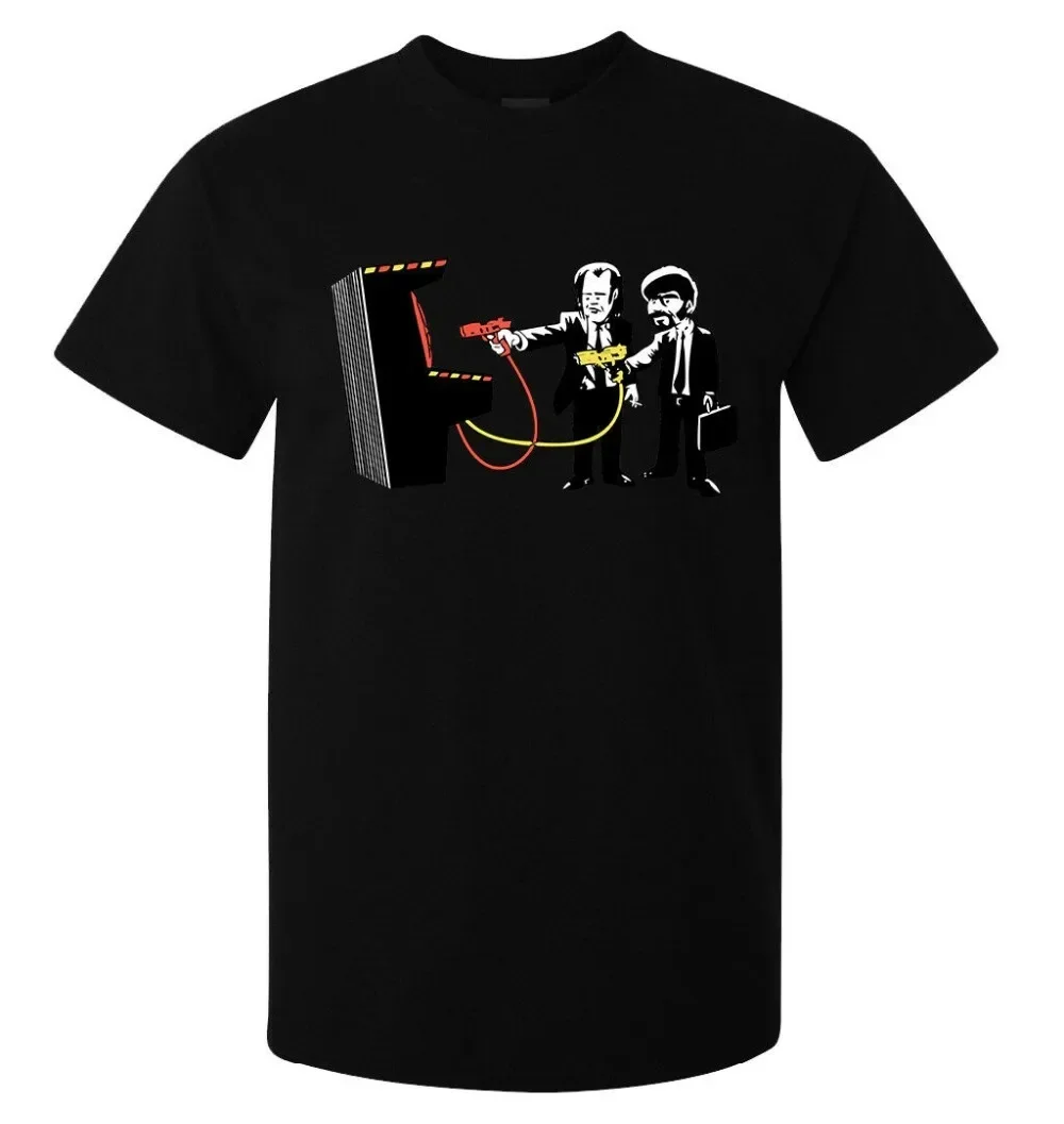 Pulp Fiction Mashup Art Tarantino Movie Men'S Brand Clothing 2019 Male Harajuku Top Fitness Brand Clothing Funny T Shirt
