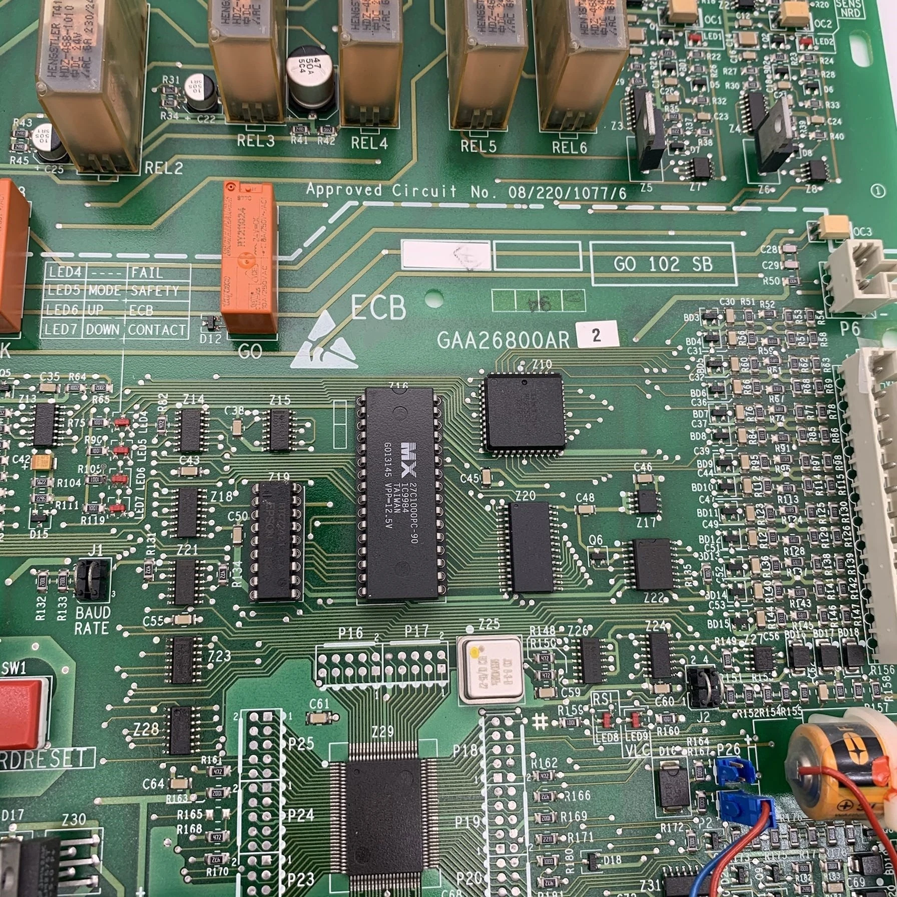 Elevator Escalator Parts pcb card inverter board GAA26800AR2 ECB GDA26800AR2