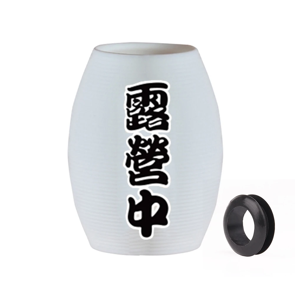 DIY Camping Lantern Cover Lightweight Waterproof Atmosphere Lampshade Portable with Sticker Outdoor Equipment for Goalzero Flash view 5