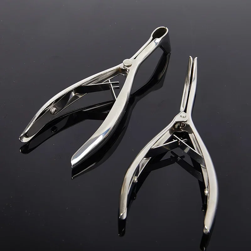 Adult/kids Nose Mirror Ear Canal Dilator Stainless Steel Speculum Nostril Nose Pliers Nasal Dilator Dilation Forceps Speculum