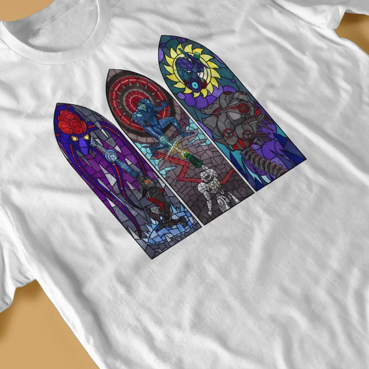 تي شيرت للرجال والنساء لعبة ساموس آران مترويد ، قطن ، تنفس ، قمة أساسية ، ملابس شارع #3