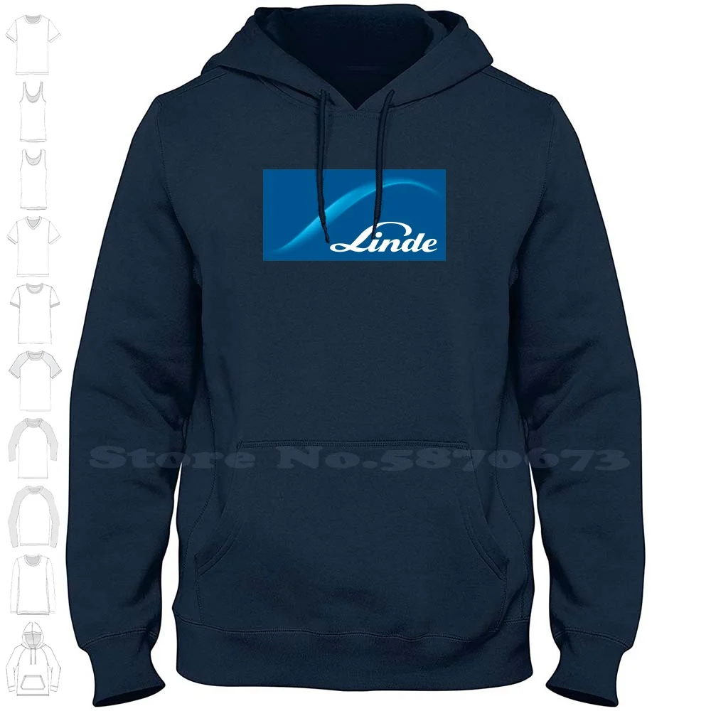 

Linde Logo Unisex Clothing 100% Cotton Sweatshirt Printed Brand Logo Graphic Hoodie