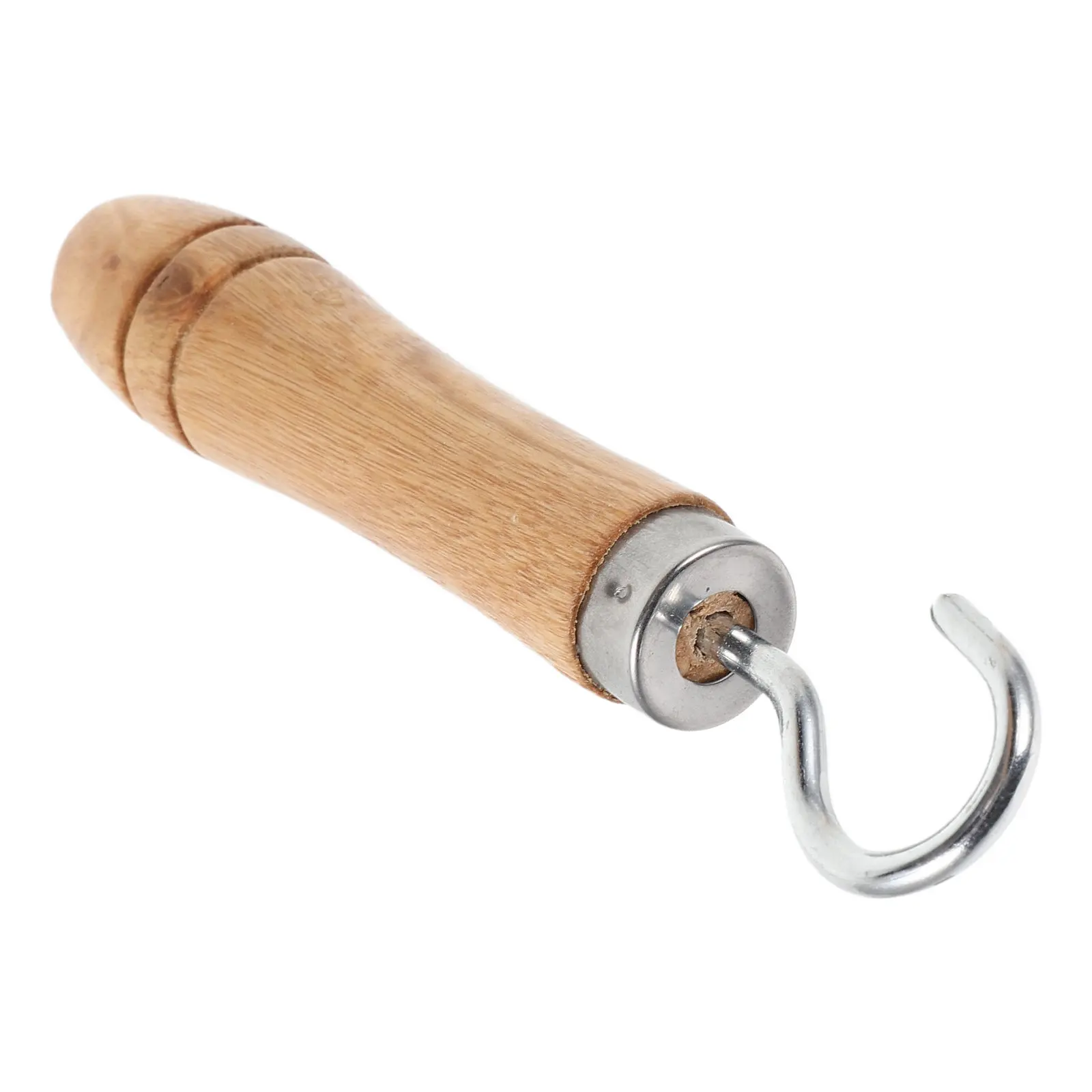 Wooden Handle Zipper Assistance Tool Dressing Aid for Elderly One Hand Use Zipper Pull Help for Seniors with Weak Hands