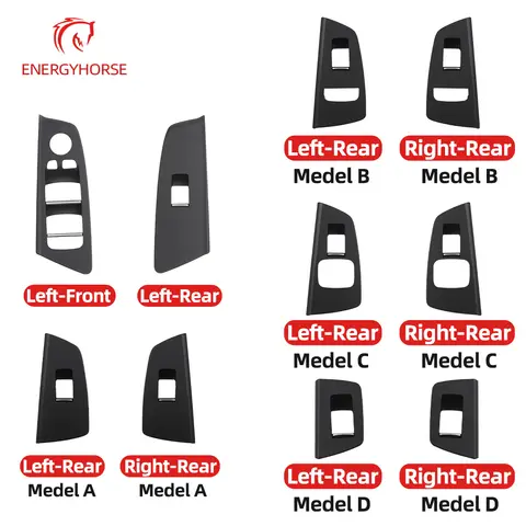 자동차 인테리어 전면 후면 문짝 윈도우 리프트 스위치 단추 패널 트림 커버 교체, BMW 5 시리즈 G30 G31 F90 520 530 540 M5