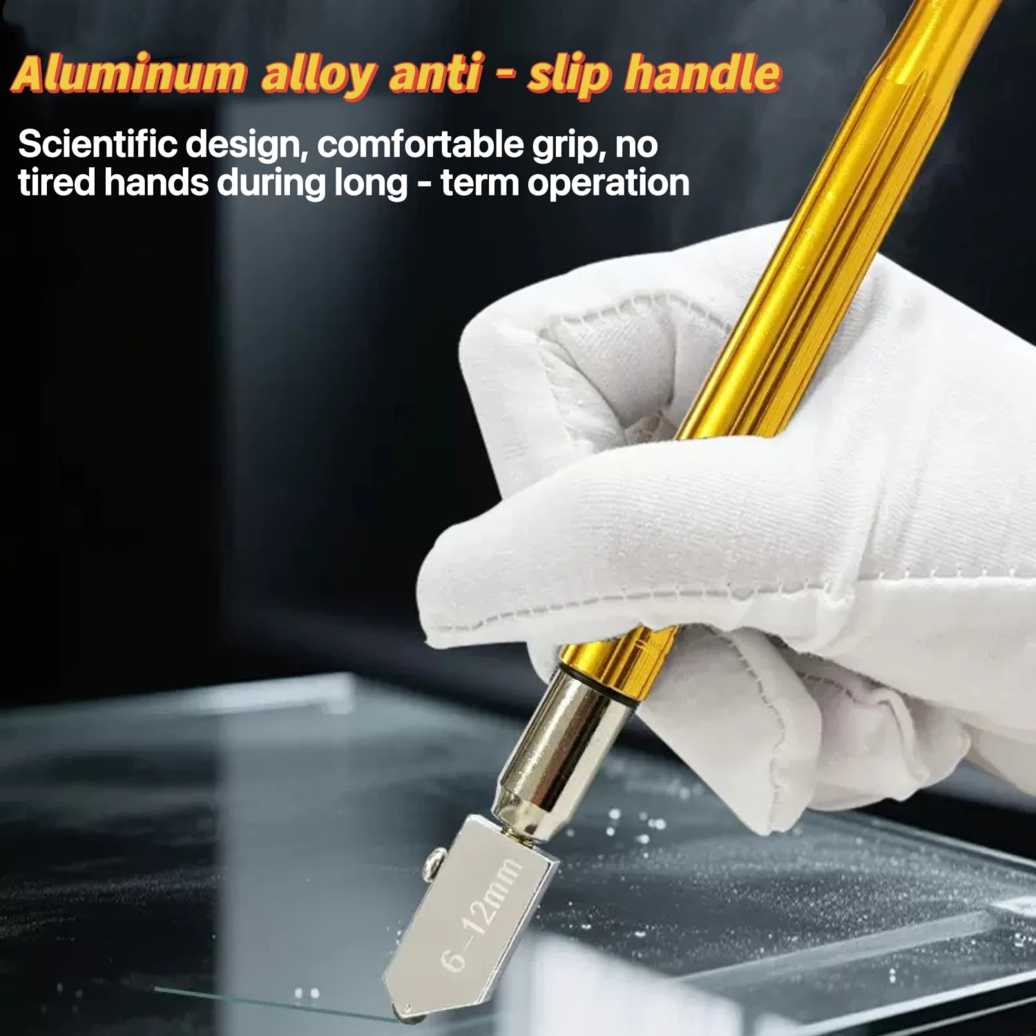 Glass Cutter Tool Set with Mini Diamond Saw Blade for Glass, Mirror, Ceramic Tile Cutting