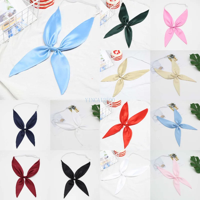 Butterfly Bowtie Shirt Bow Tie Uniform Adjustable Women Streamer Bowknot Christmas Fashion Accessories Hotel MJ81