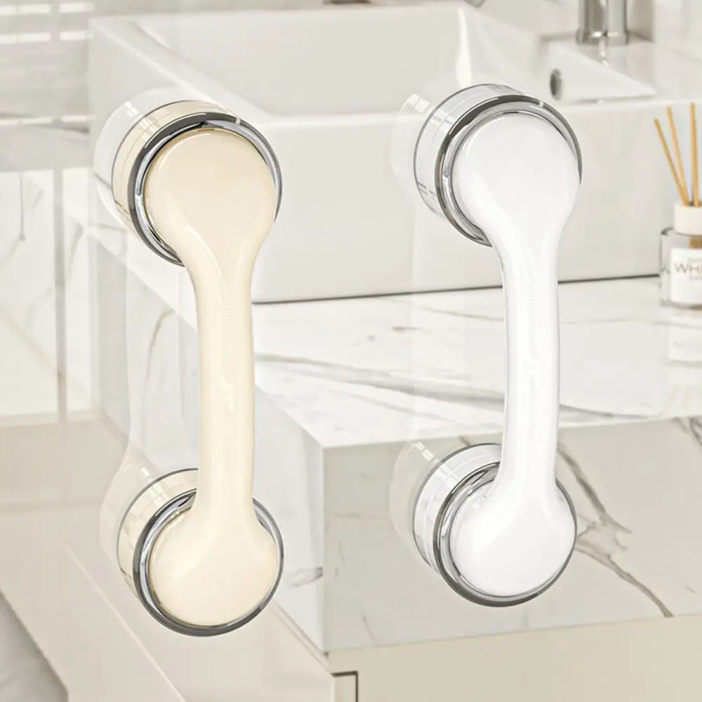 Offers Safe Grip Suction Cup Door Handle Removable Strong Suction Wardrobe Door Handle No Drilling Anti-slip