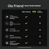 Ola Friend-auriculares abiertos, compatibles con Bluetooth, para correr, AI, inteligentes, impermeables, ligeros, con reducción de ruido 6