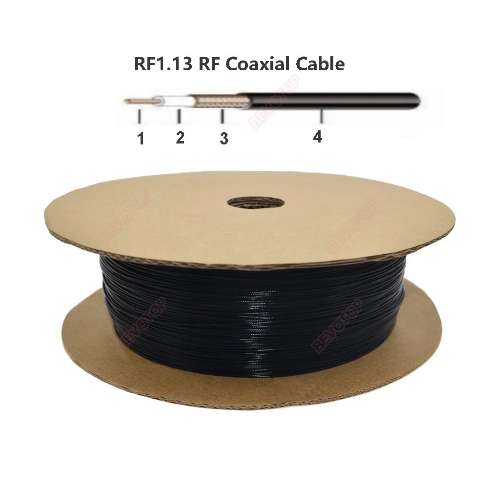 RF1.13 RF Coaxial Cable OD=1.13mm Pigtail 50 Ohm RF Coax Extension Cord Mini Wire for Ufl IPX IPEX1 IPEX3 IPEX4 MHF4 Connector