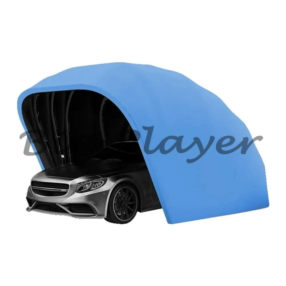 Fully Automatic Outdoor Mobile Folding Carport Garage Home Sunshade Retractable Car Sunshade Rain Shelter