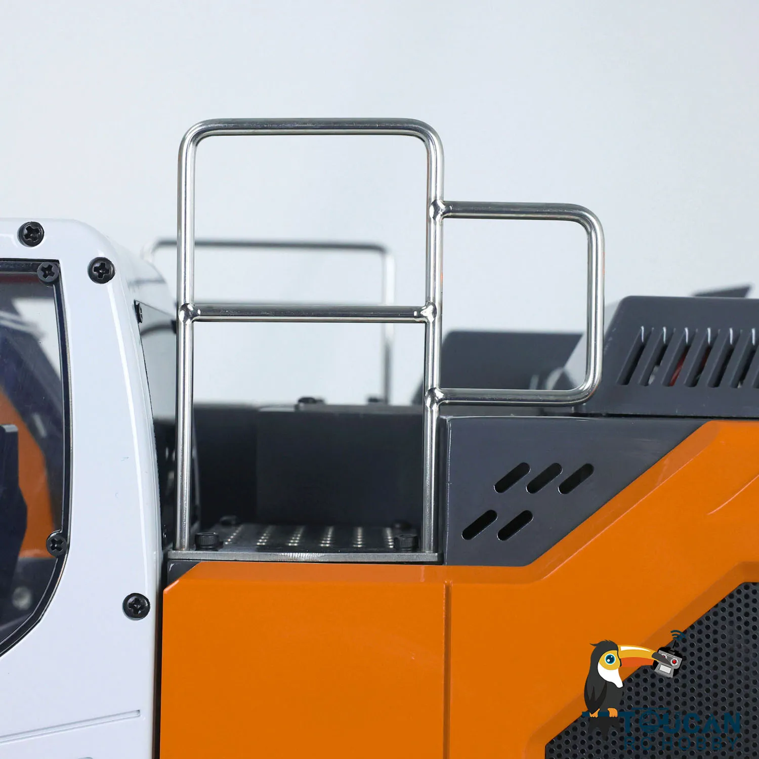 XDRC 1/14 Metal Hydraulic RC Excavator 945 Upgraded 5CH Valve Finished Digger Quick Coupler Radio Control Trucks Model TH21887
