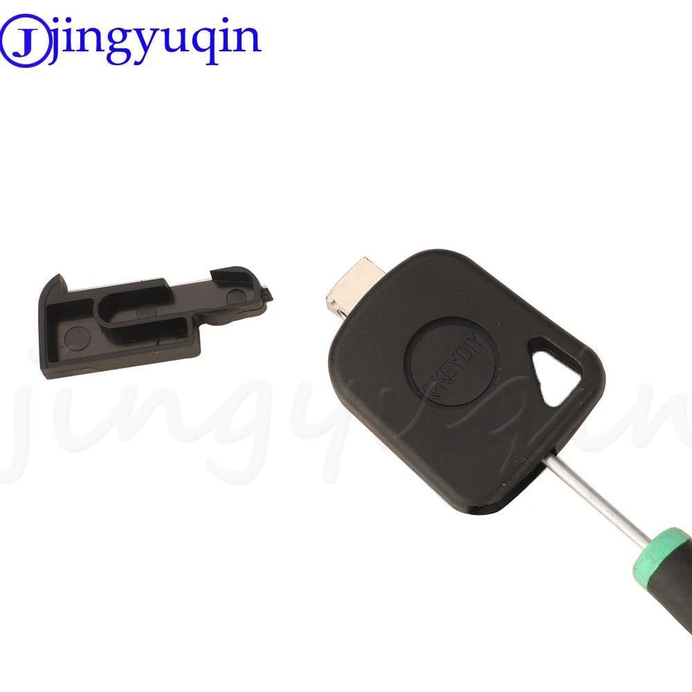 Jingyuqin 10 Uds nuevo Original Universal KEYDIY transpondedor llave de coche Fob Shell # Caja de versión 02 para cabezal de hoja de llave KD VVDI