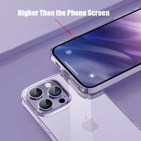 Transparent telefonskal för iPhone 16 11 12 13 14 15 Pro Max mjukt TPU silikon för iPhone XS Max XR 8 7Plus bakstycke genomskinligt skal 10 best sales Genomskinligt iPhone 11-skal - №4