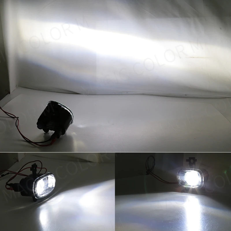2PCs LED Fog Lights for Nissan NAVARA NP300 X-trail Xtrail Rogue Kicks Juke F16 MK2 Auto White Headlights Car Accessories 12V - view 3