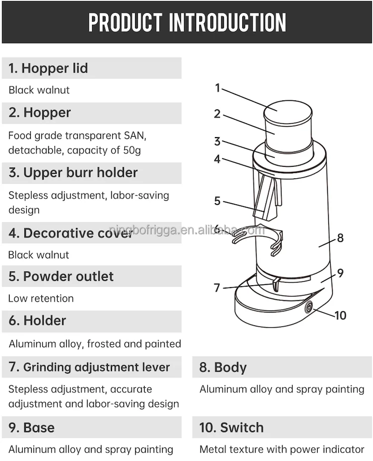 自動電気コーヒーグラインダー,業務用および家庭用コーヒーマシン,df64p,110v,220v,卸売