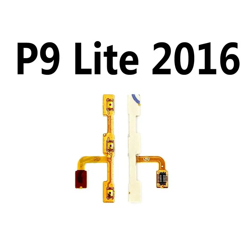 2Pcs New Power on/off & volume up/down buttons flex cable Replacement for Huawei P7 P8 \\ P8 Lite P9 Lite Plus mini 2017 2016