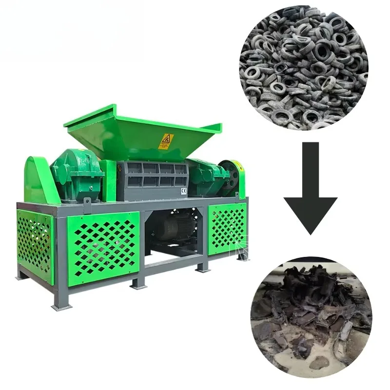 Urban Solid Waste Recycling Equipment Special Waste Tire Processing Line For Community And Sanitation Department Project