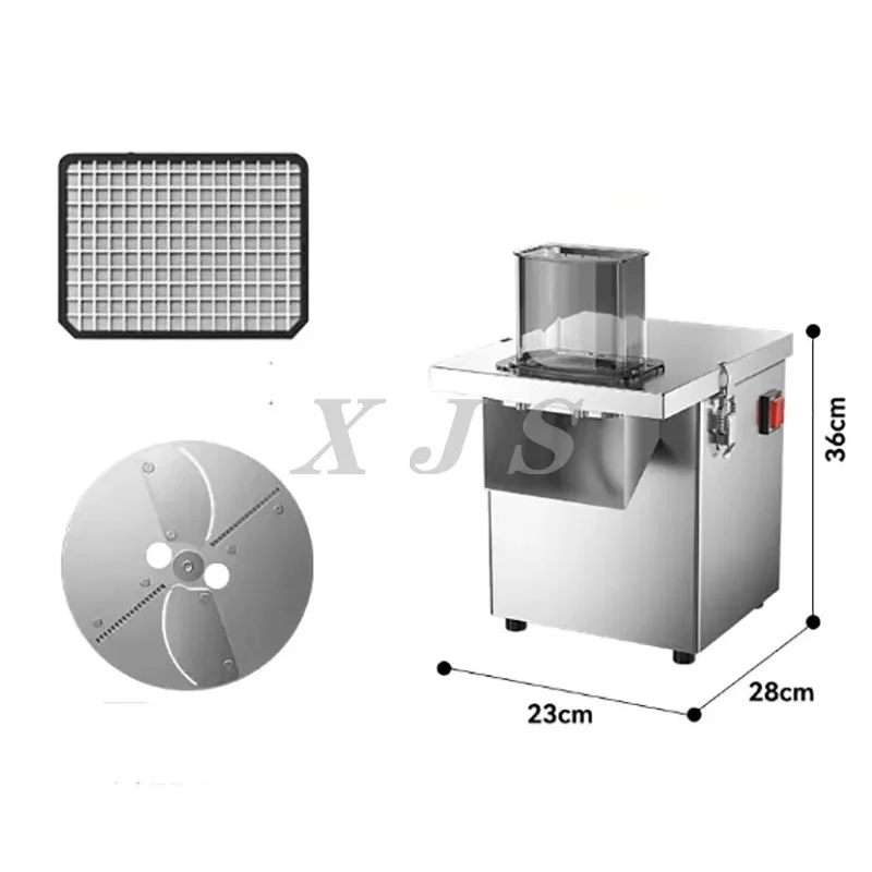 

Automatic Potato Carrot Shredder Chopper Machine Commercial Vegetable Fruit Onion Cube Cutting Dicing Slicing Machines