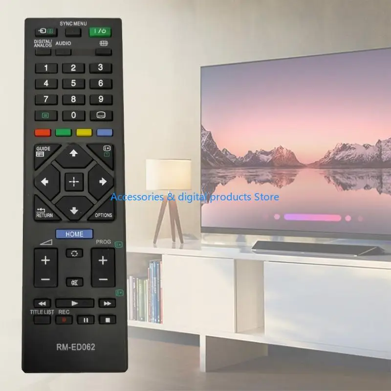 77JD New for RM ED062 LCD KDL-32R433B KDL-32R503C Remote Control Replacement